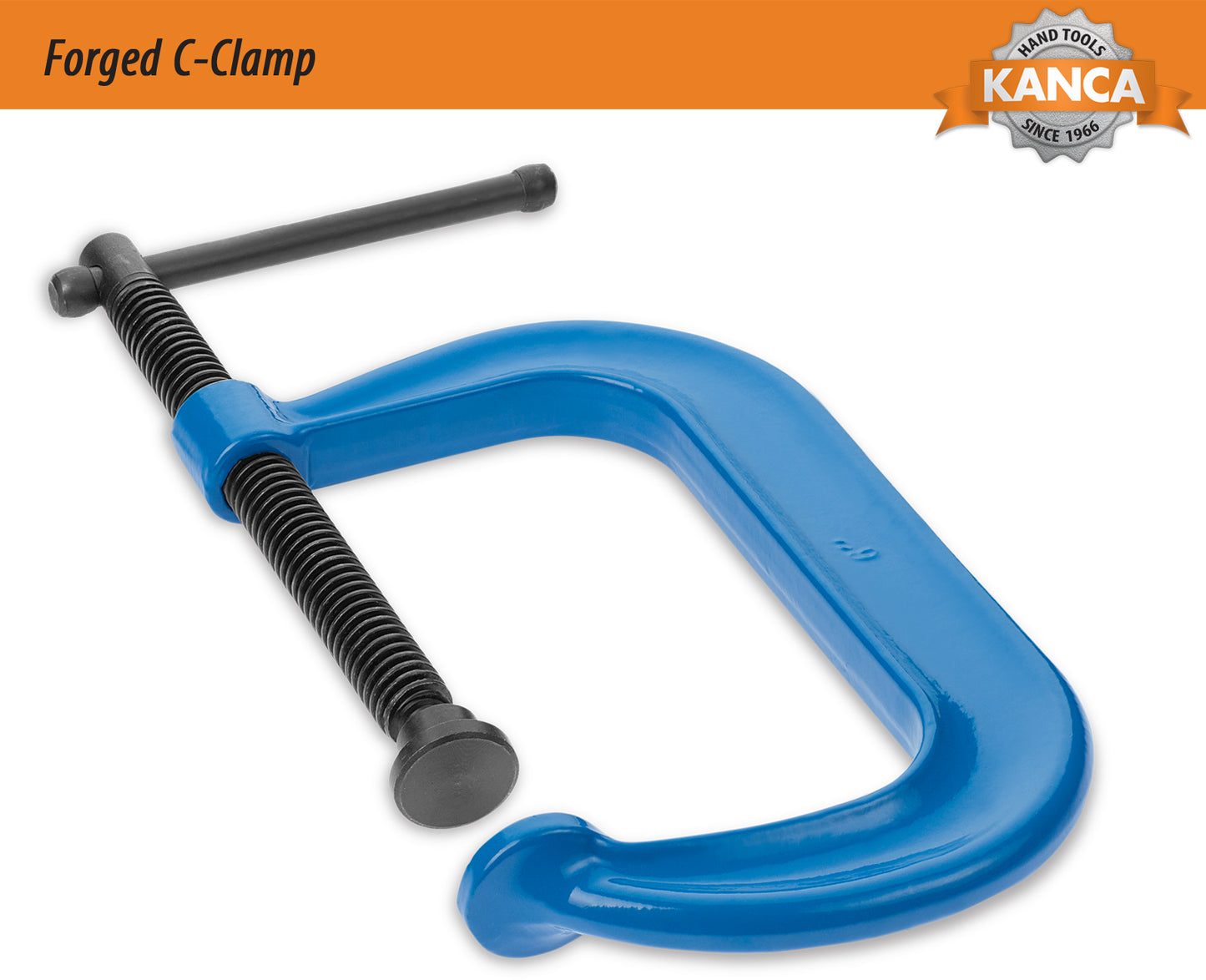 KANCA Drop-Forged C-Clamps for Woodworking, Crafts, Metal Working and Model Building
