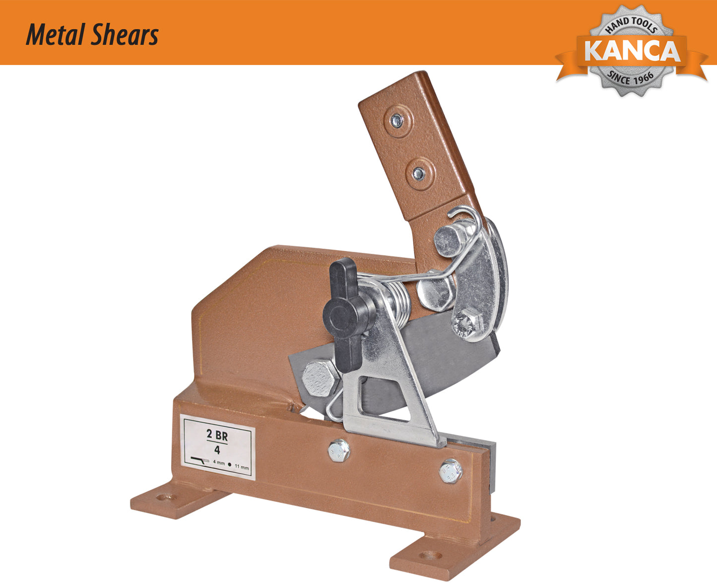 KANCA- METAL SHEARS - MS2BR4 , Metal Cutter , Industrial Scissors for Machinist ,