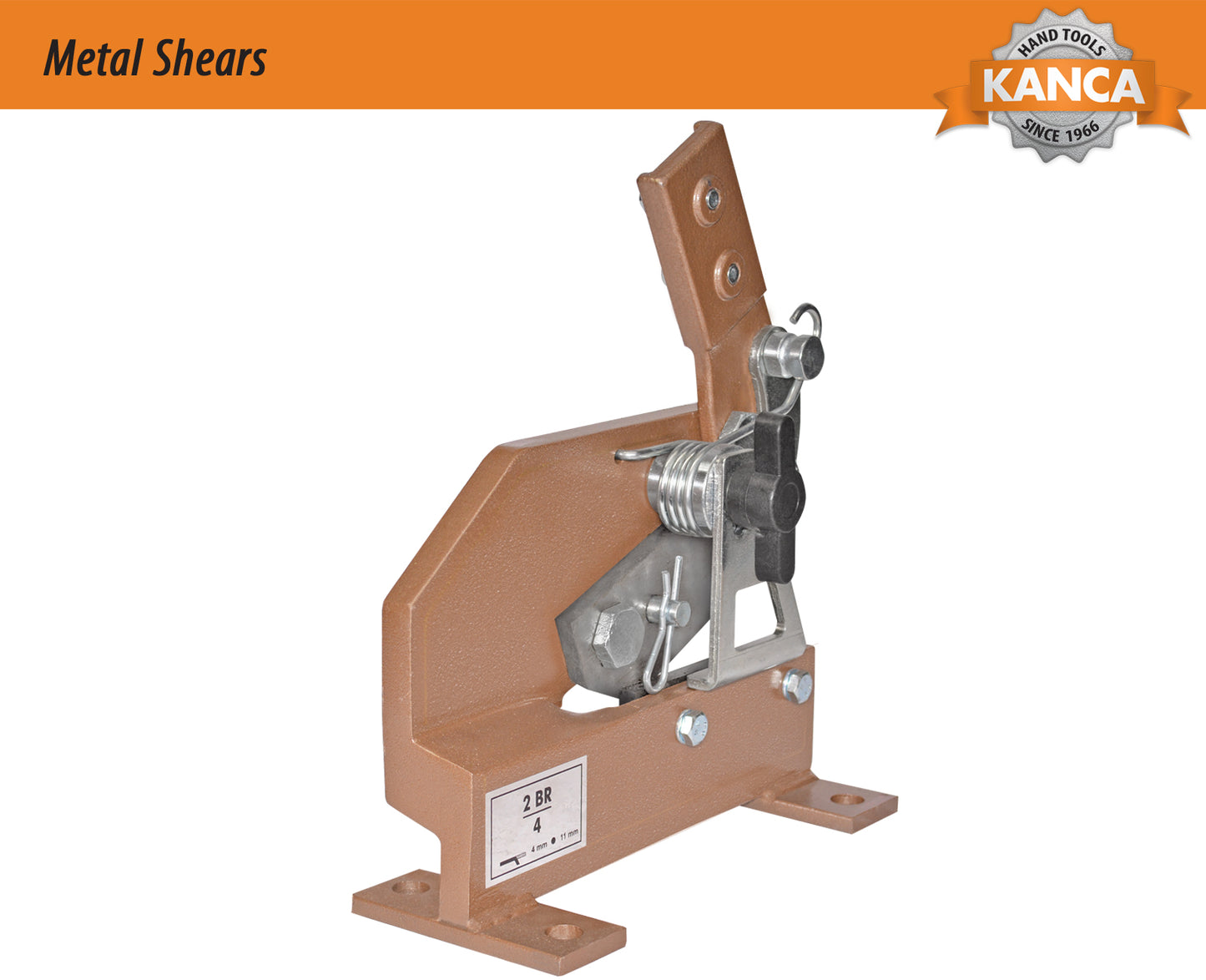 KANCA- METAL SHEARS - MS2BR4 , Metal Cutter , Industrial Scissors for Machinist ,