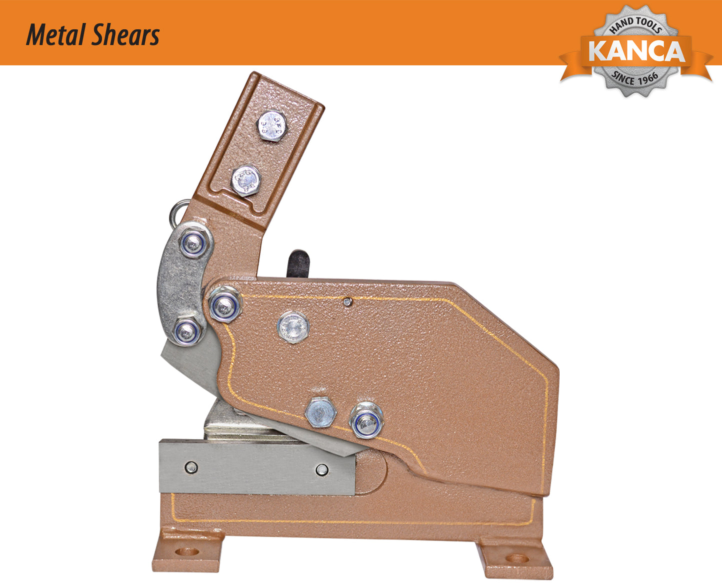 KANCA- METAL SHEARS - MS2BR4 , Metal Cutter , Industrial Scissors for Machinist ,
