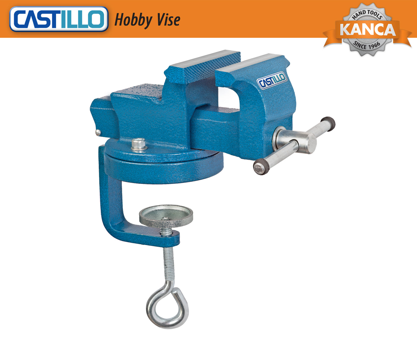 KANCA FINEMECHANICS Bench Vise with 360 Degree Swivel Base and Maximum Durability,