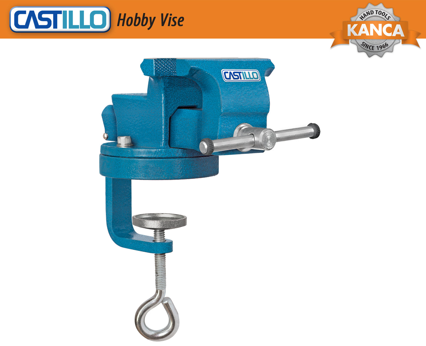 KANCA FINEMECHANICS Bench Vise with 360 Degree Swivel Base and Maximum Durability,